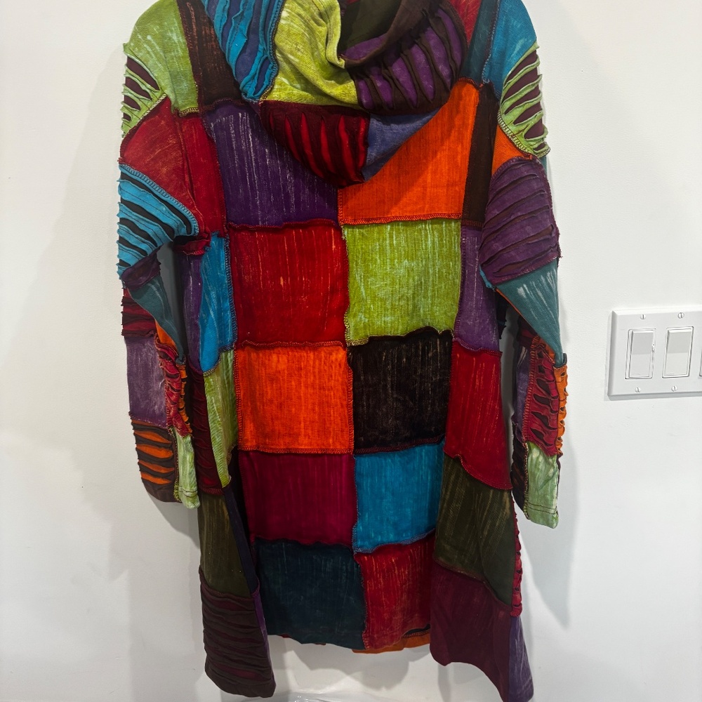 Greater Good Network Multicolor Patchwork Jacket … - image 6